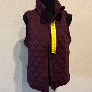 Kirkland Signature Women's Quilted Vest - Dark Purple